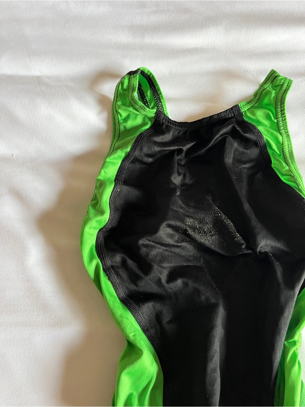 Speedo Fastskin FSII Recordbreaker Black & Lime Green Tech Suit Size 28 - Picture 2 of 14